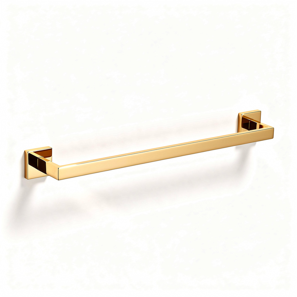 Kit Acessorios para Banheiro Dourado Inox 304 Ouro Polido 4 Pecas Imperial