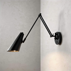 Arandela de Parede Articulada LED Metal com Braço Ajustável E27 Flexia