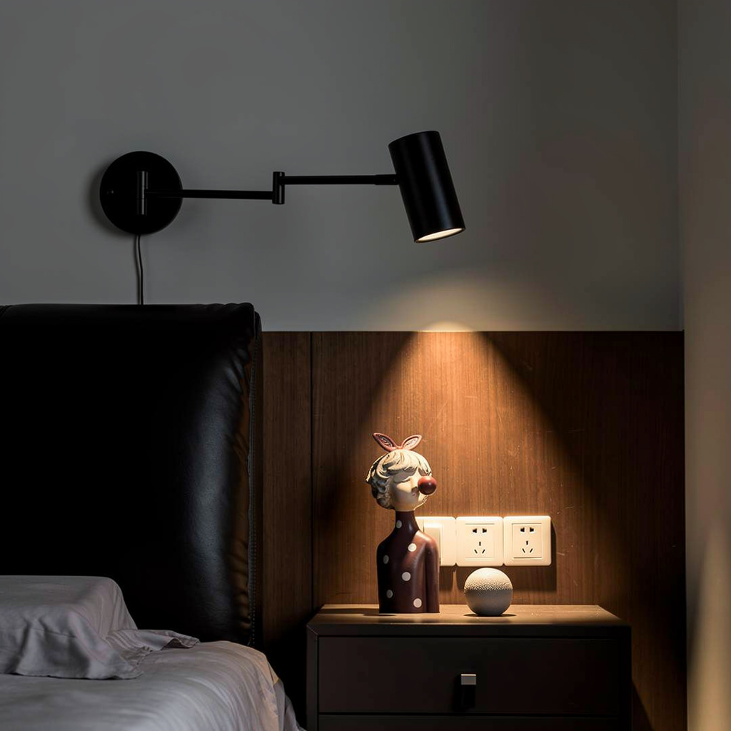 Arandela de Parede Articulada LED Metal com Braço Ajustável E27 Flexia