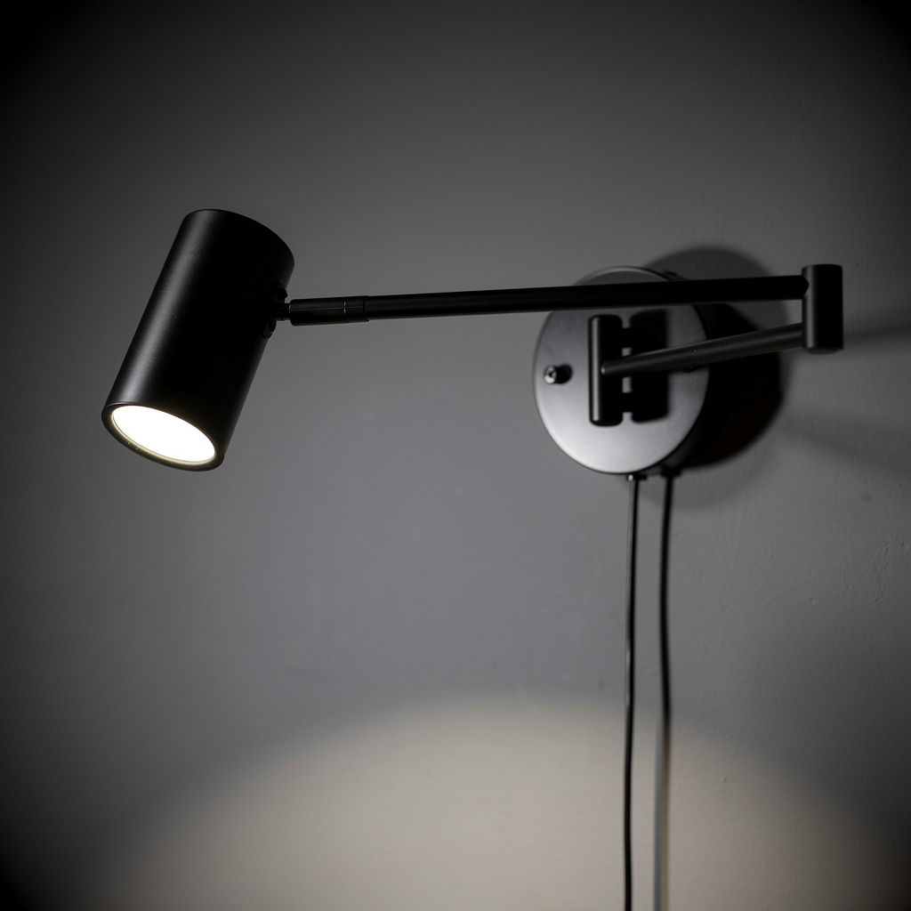 Arandela de Parede Articulada LED Metal com Braço Ajustável E27 Flexia