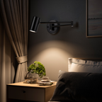 Arandela de Parede Articulada LED Metal com Braço Ajustável E27 Flexia