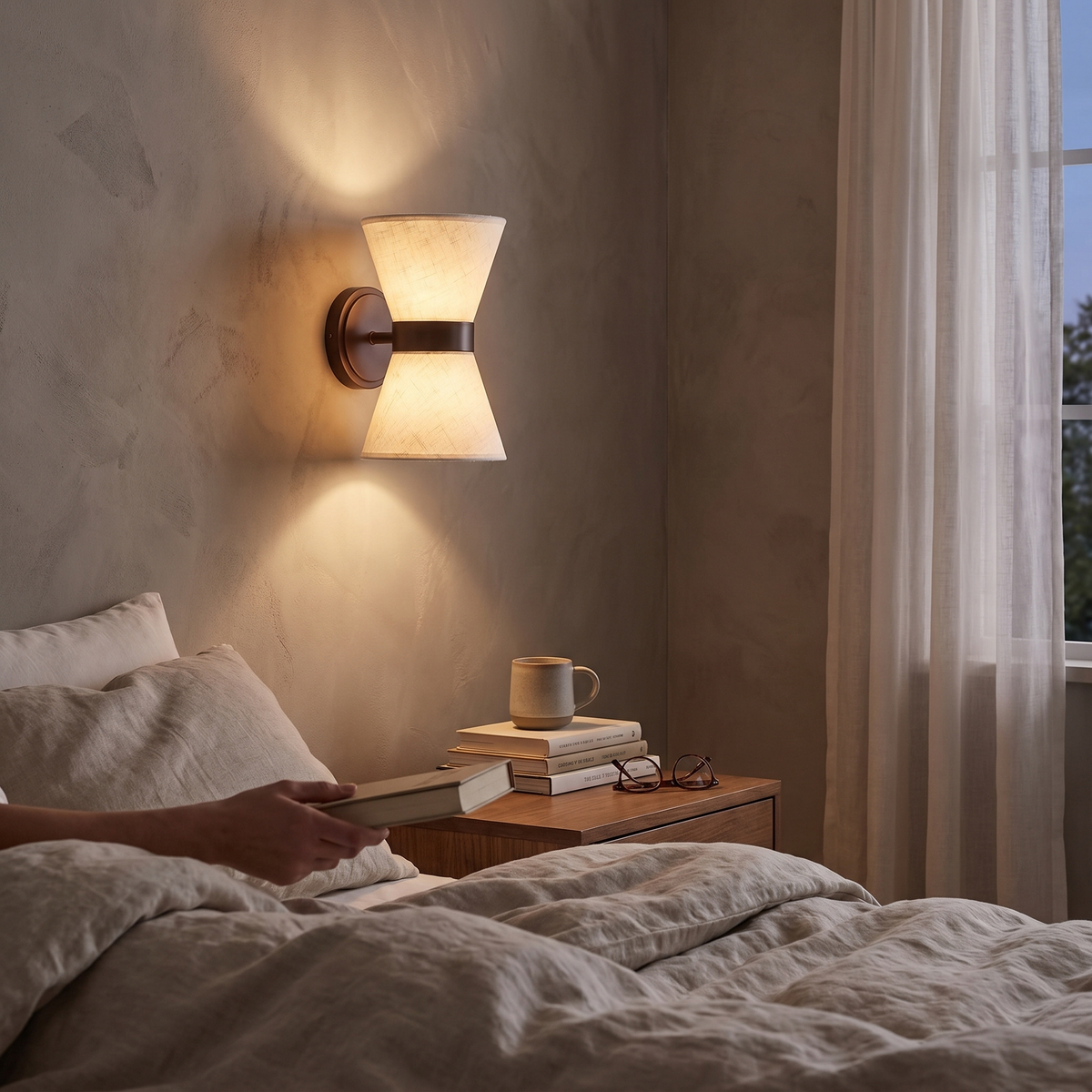 Wabi Sabi Silk Wall Light lifestyle