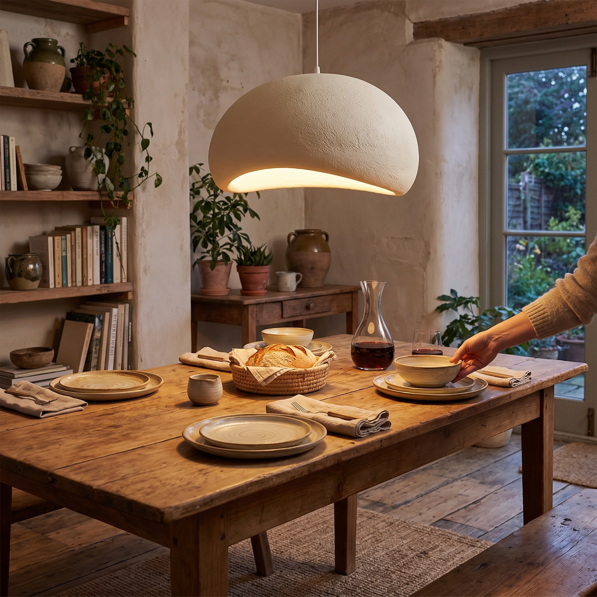 Nordic Minimalist Oval Pendant Light lifestyle