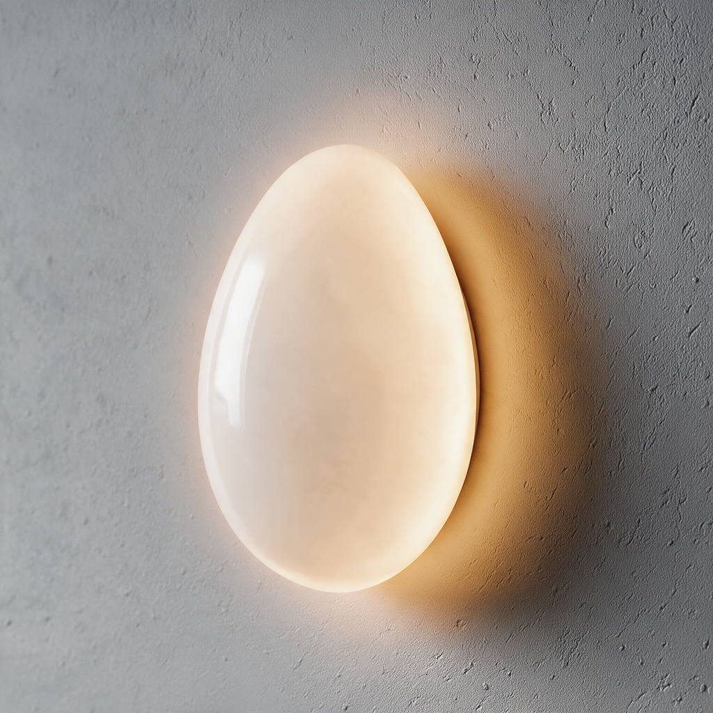 Arandela Pedra Orgânica Fosca LED 3 Temperaturas