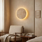 Arandela de parede travertino LED indireta Eclisse