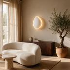 Arandela Pedra Orgânica Fosca LED 3 Temperaturas