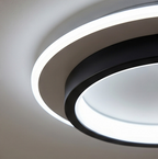 Plafon LED Ring  Minimalista Preto