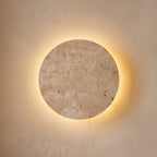Arandela de parede travertino LED indireta Eclisse