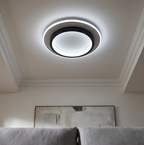 Plafon LED Ring  Minimalista Preto