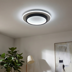 Plafon LED Ring  Minimalista Preto