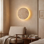 Arandela de parede travertino LED indireta Eclisse