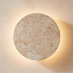 Arandela de parede travertino LED indireta Eclisse