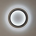 Plafon LED Ring  Minimalista Preto