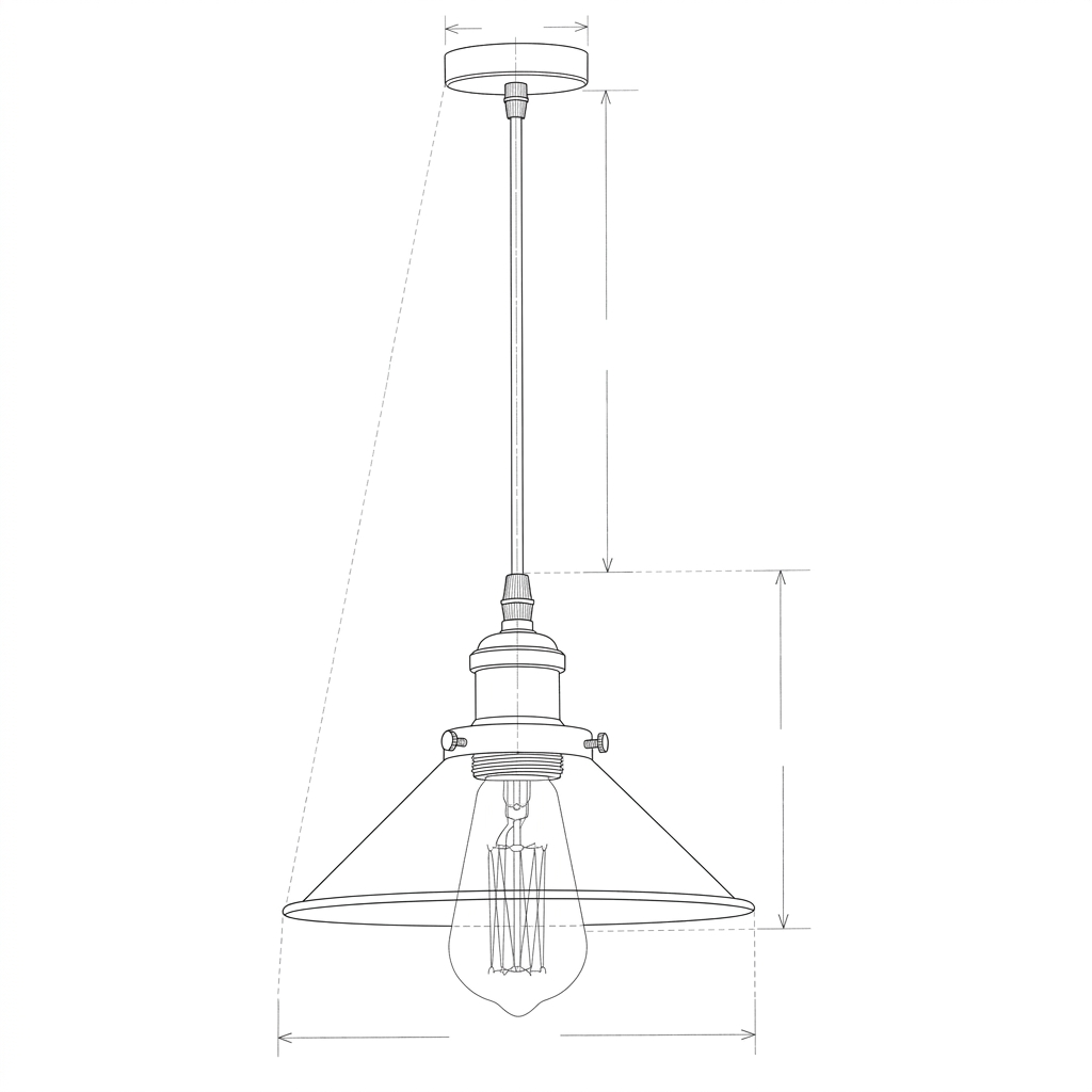 Luminaria Pendente Industrial Retro em Ferro com Pintura Eletrostatica Soquete E27 Bivolt Forge