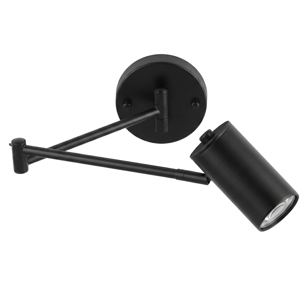 Arandela de Parede Articulada LED Metal com Braço Ajustável E27 Flexia