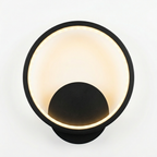 Arandela de Parede LED Circular Interna Bivolt com Difusor Slim para Sala e Quarto Orbe