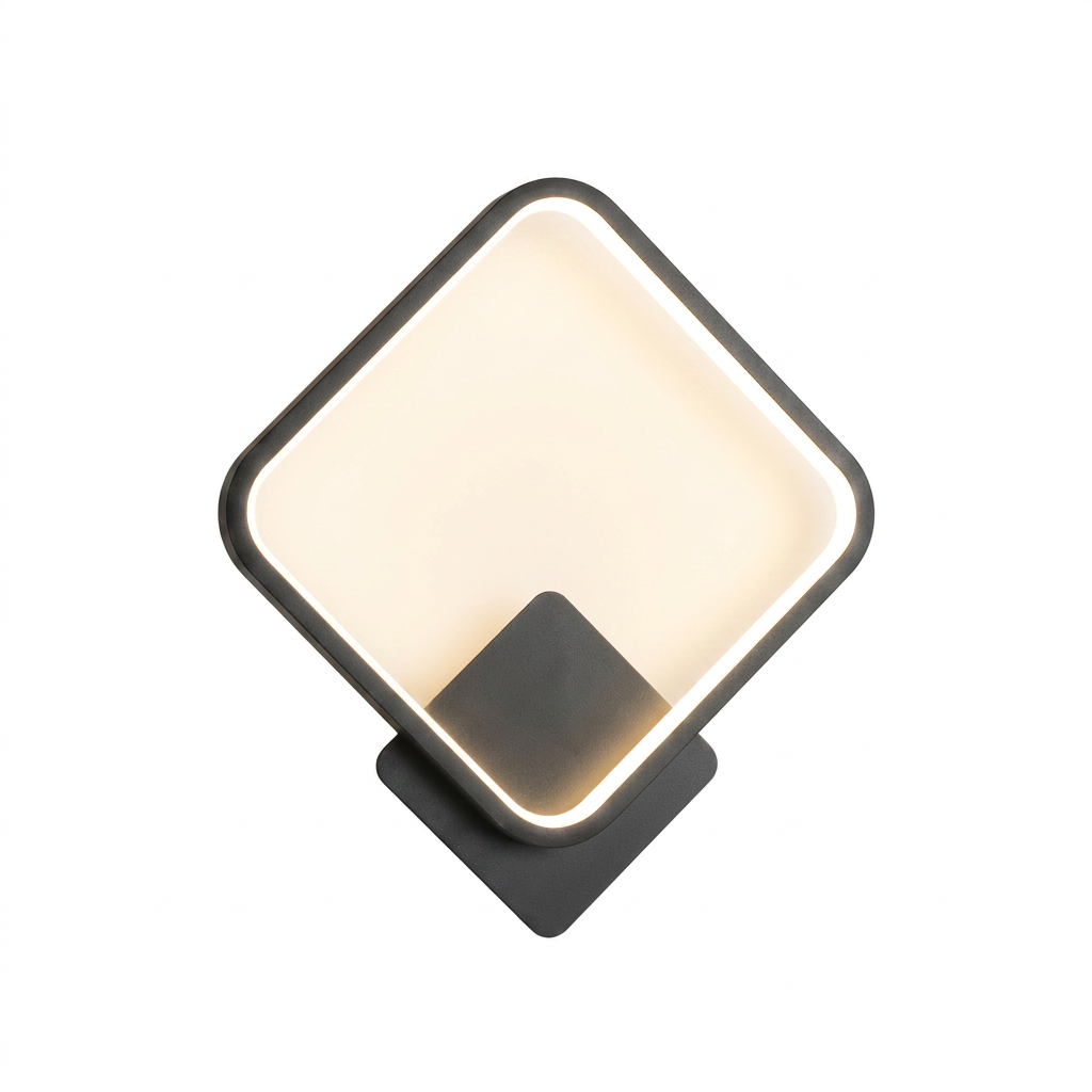 Arandela de Parede LED Circular Interna Bivolt com Difusor Slim para Sala e Quarto Orbe