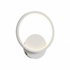 Arandela de Parede LED Circular Interna Bivolt com Difusor Slim para Sala e Quarto Orbe
