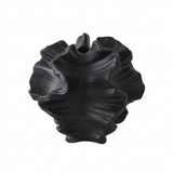 Vaso Decorativo de Ceramica com Acabamento Texturizado Forma Organica 17cm para Mesa Recife
