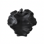 Vaso Decorativo de Ceramica com Acabamento Texturizado Forma Organica 17cm para Mesa Recife