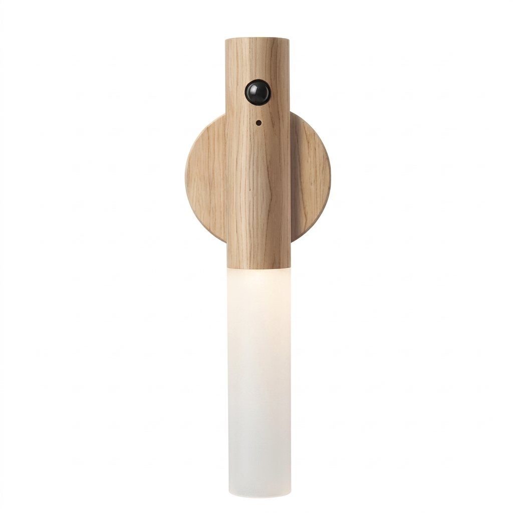 Luminaria de Parede com Sensor de Movimento Sem Fio Recarregavel USB LED Quente