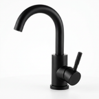 Torneira Misturador Monocomando Aco Inox 304 Acabamento Escovado para Banheiro Leva