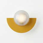 Arandela Meia Lua Nórdica Minimalista 20cm