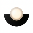 Arandela Meia Lua Nórdica Minimalista 20cm
