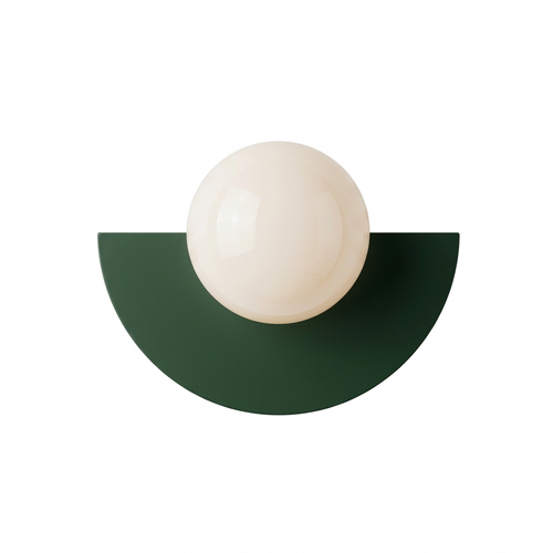 Arandela de Parede Meia Lua Minimalista Nórdica 20cm Miabeli
