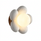 Arandela de Parede LED Flor Resina e Acrilico 3 Temperaturas de Cor Florale