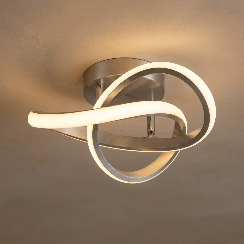 Lustre de Teto LED Trevo Minimalista