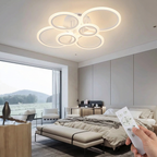 Lustre LED Arcus Anéis Dimerizável com APP