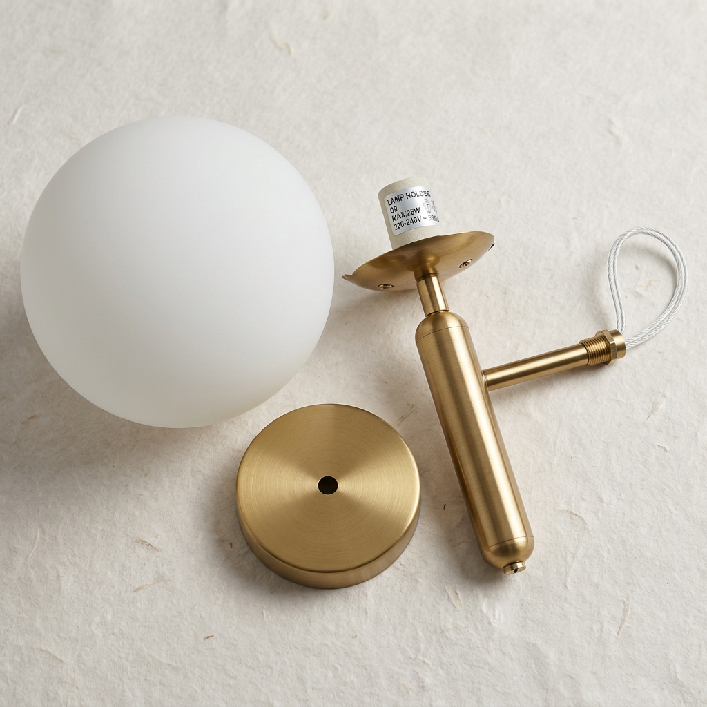 Arandela Globo Upward Wall Wash Aurum
