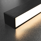 Plafon LED Barra Linear Sobrepor Aluminio Luz Quente Fria 30 40 50cm Linie