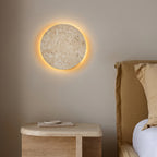 Arandela de parede travertino LED indireta Eclisse