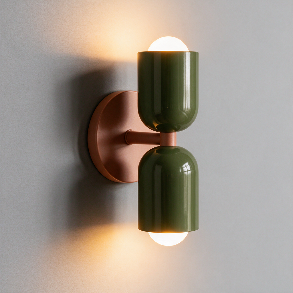 Arandela DuoTone Bidirecional Ferro Pintado