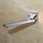 Torneira de Parede com Misturador para Banheiro Agua Quente e Fria 21,5cm Valvula Ceramica Bico Giratório 360 Visen