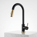 Torneira Bica Alta Misturador Monocomando Flexivel Valvula Ceramica para Cozinha Rivoli