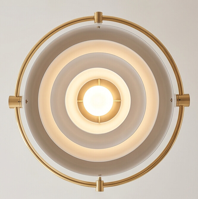 Pendente Art Deco Ajustável 4 Formas