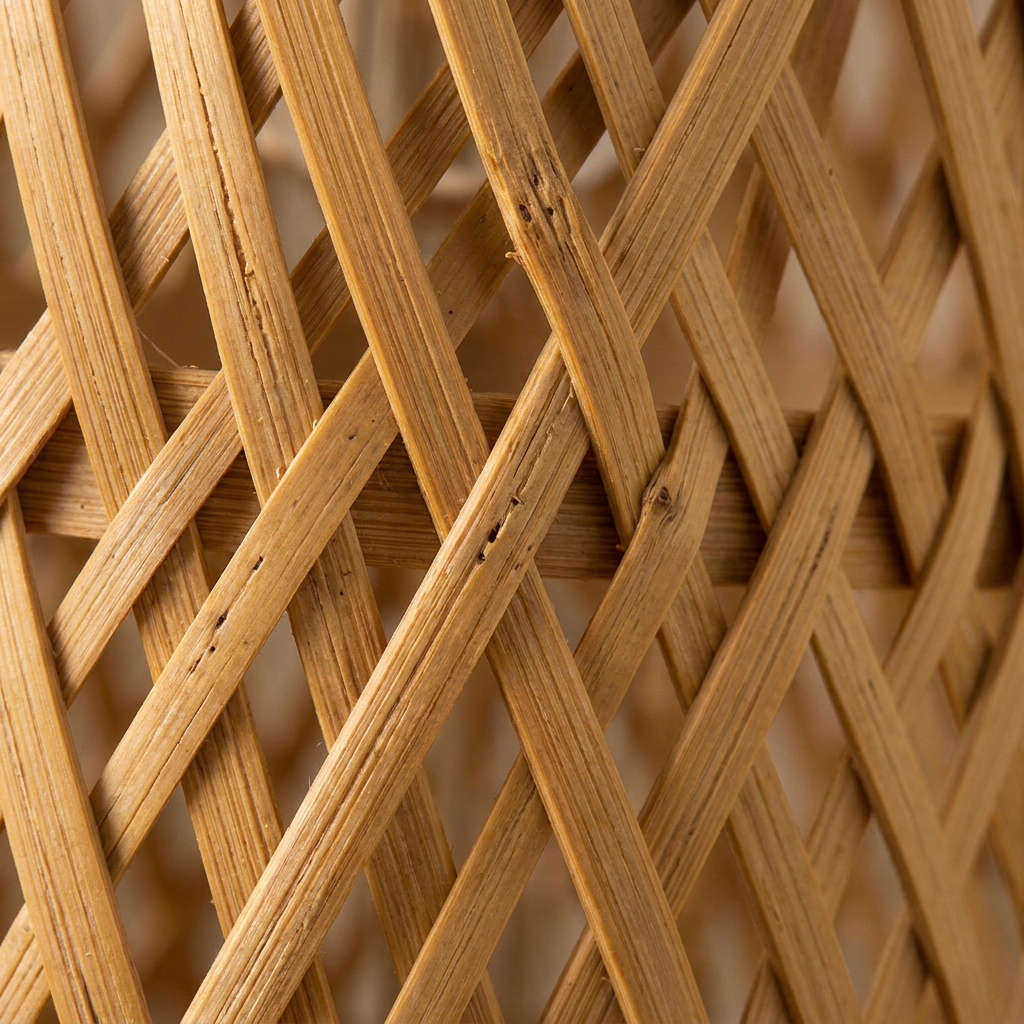 Pendente Bambu Ampulheta Artesanal 40cm