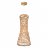 Pendente Bambu Ampulheta Artesanal 40cm