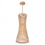 Pendente Bambu Ampulheta Artesanal 40cm