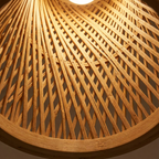 Pendente Bambu Ampulheta Artesanal 40cm