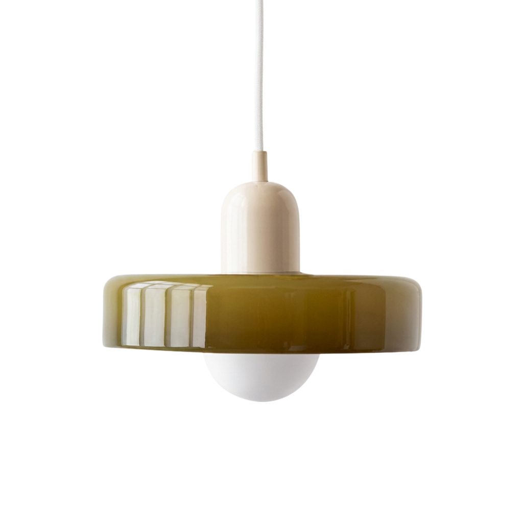 Pendente Bauhaus Vidro Soprado Retrô