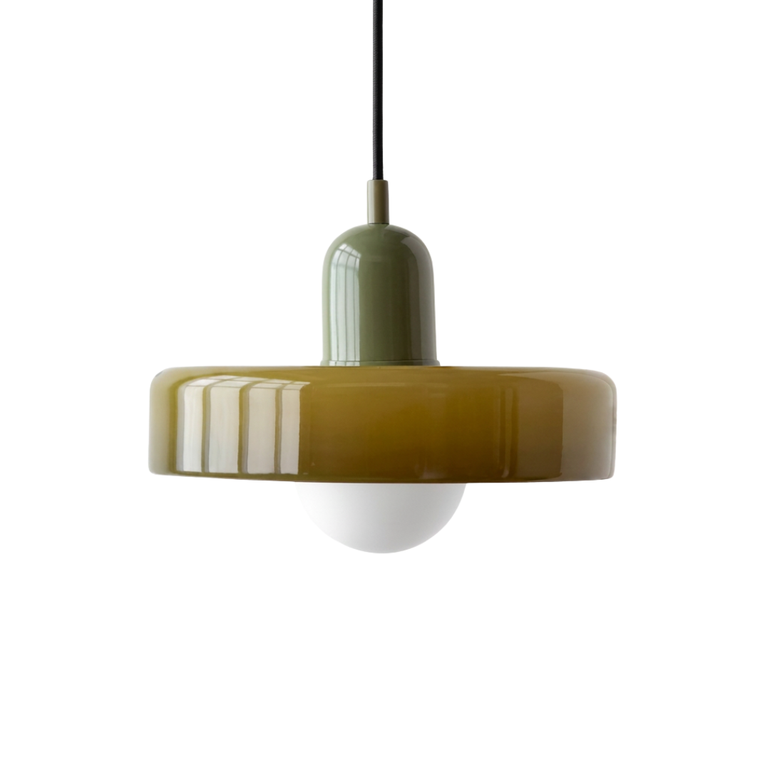 Pendente Bauhaus Vidro Soprado Retrô