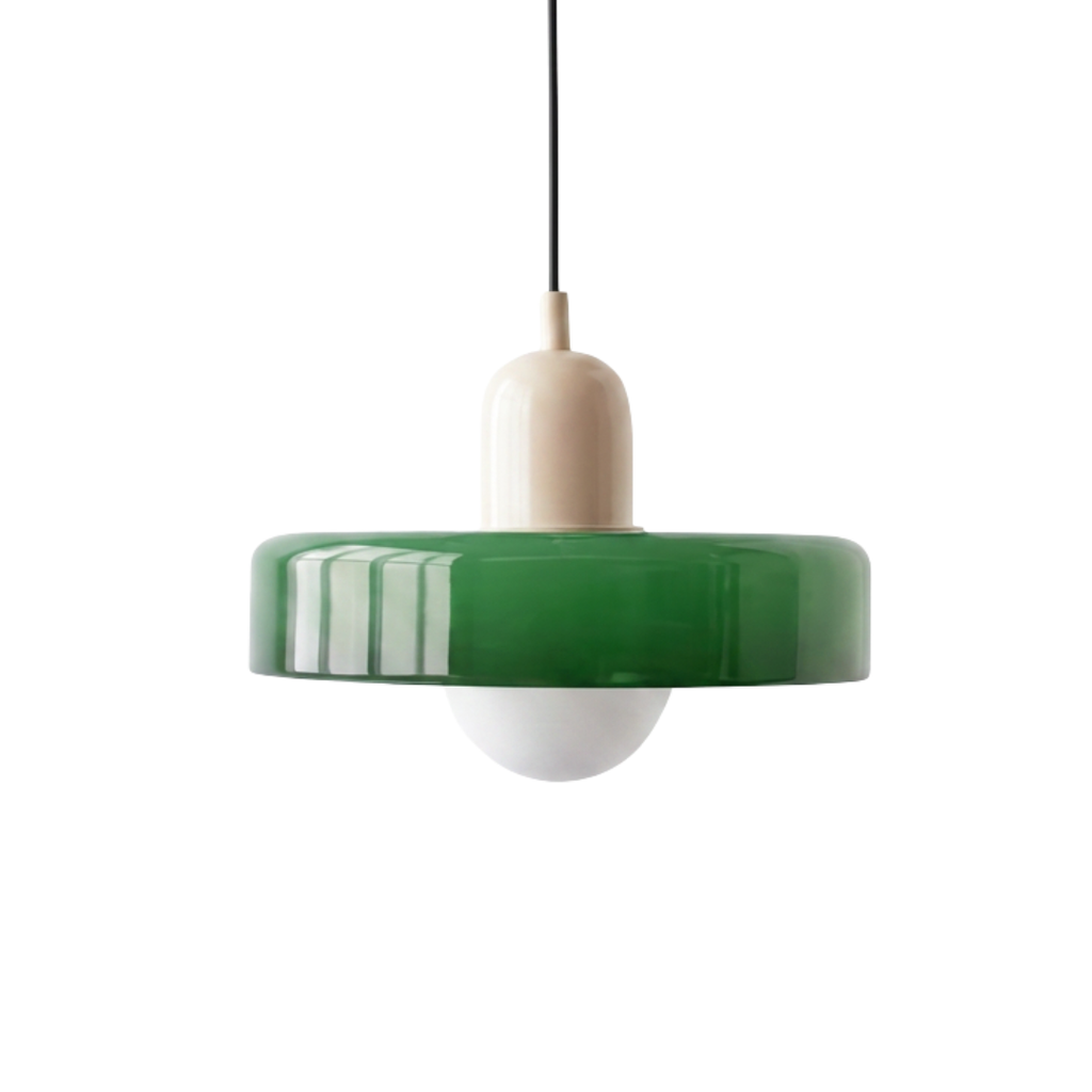 Pendente Bauhaus Vidro Soprado Retrô
