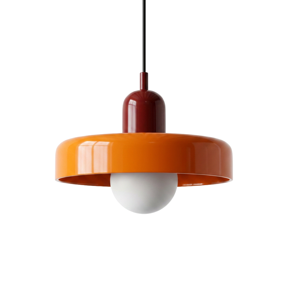 Pendente Bauhaus Vidro Soprado Retrô