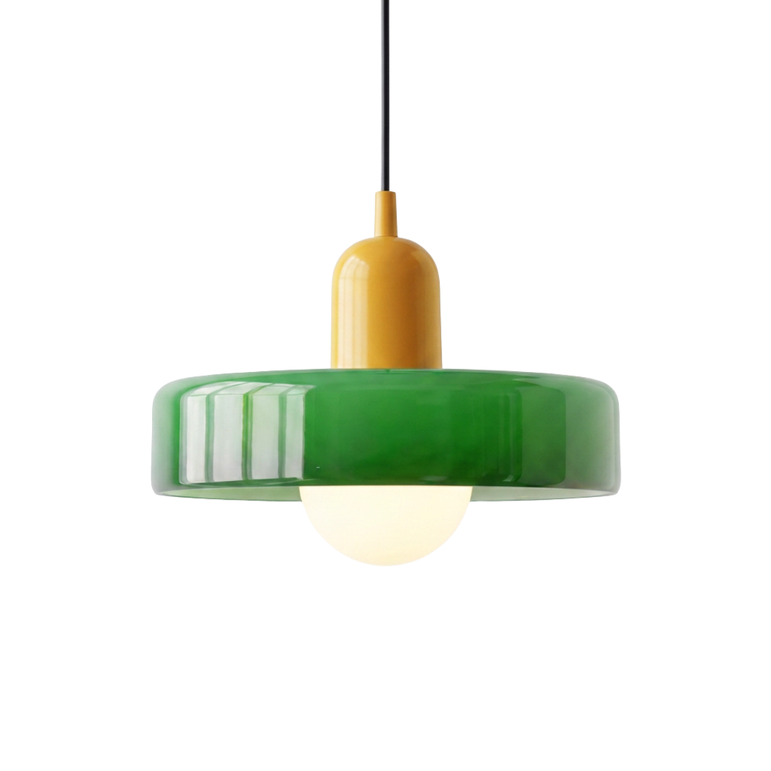 Pendente Bauhaus Vidro Soprado Retrô