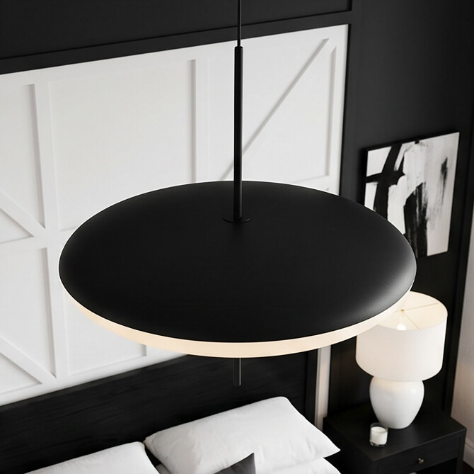 Pendente Nórdico Disco Voador 5 Luzes 30cm