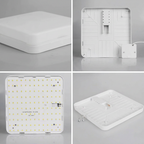 Plafon de Teto Lucen LED Quadrado Minimalista